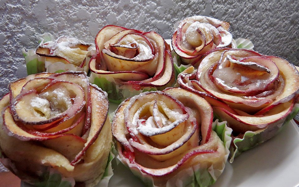 Rosas de manzana