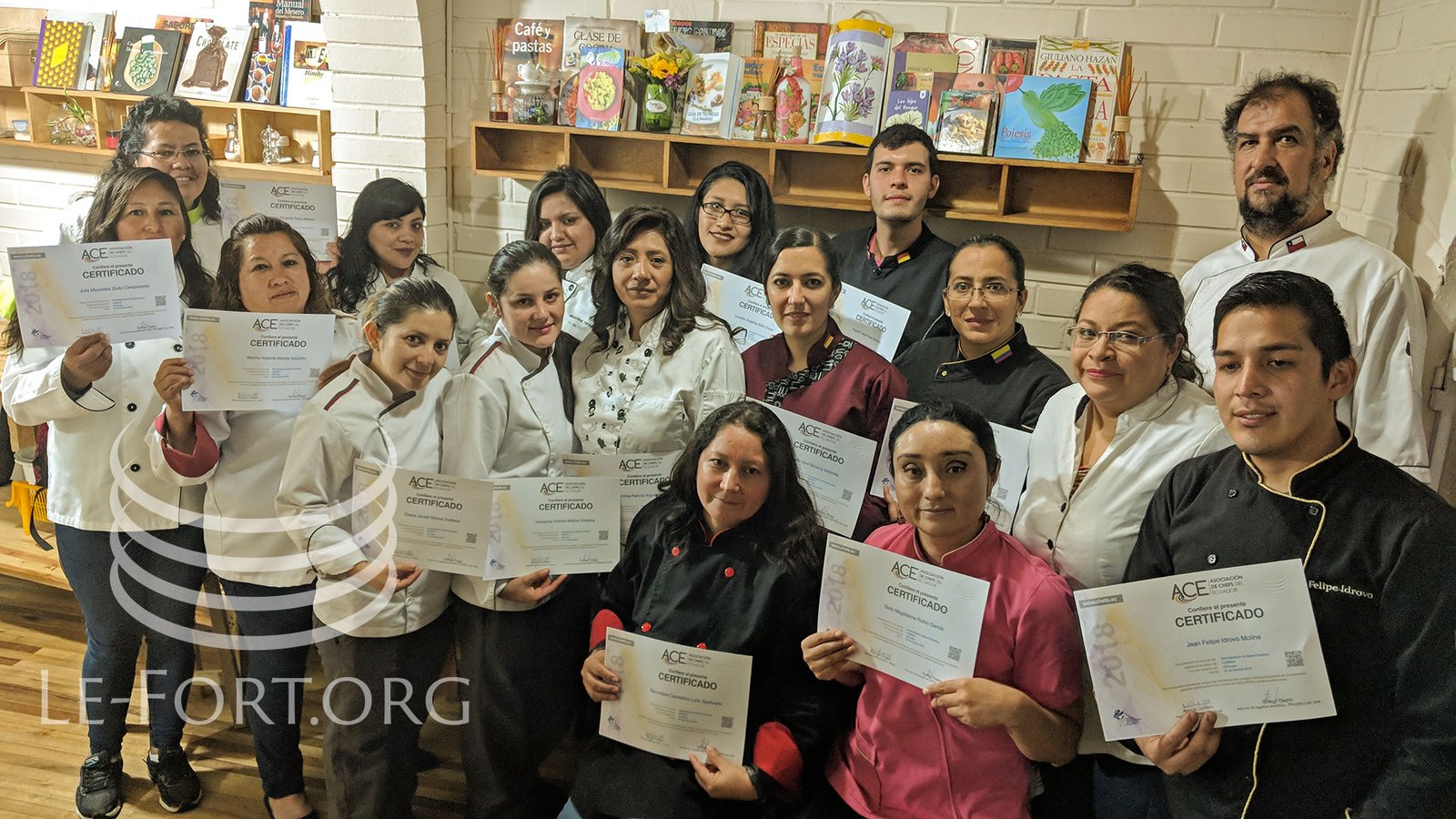 Curso Administración Batres Escolares, Asociación de Chefs del Ecuador - Cuenca